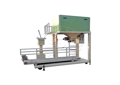 Cow manure fertilizer packing scale
