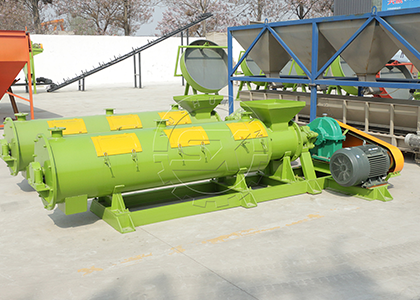 Manure fertilizer pellets processing machine